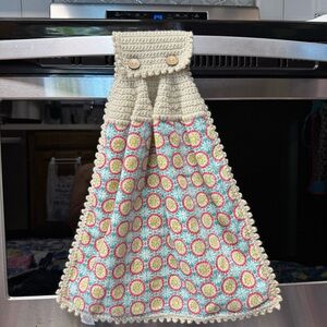 Crochet Top Hanging Kitchen Towel